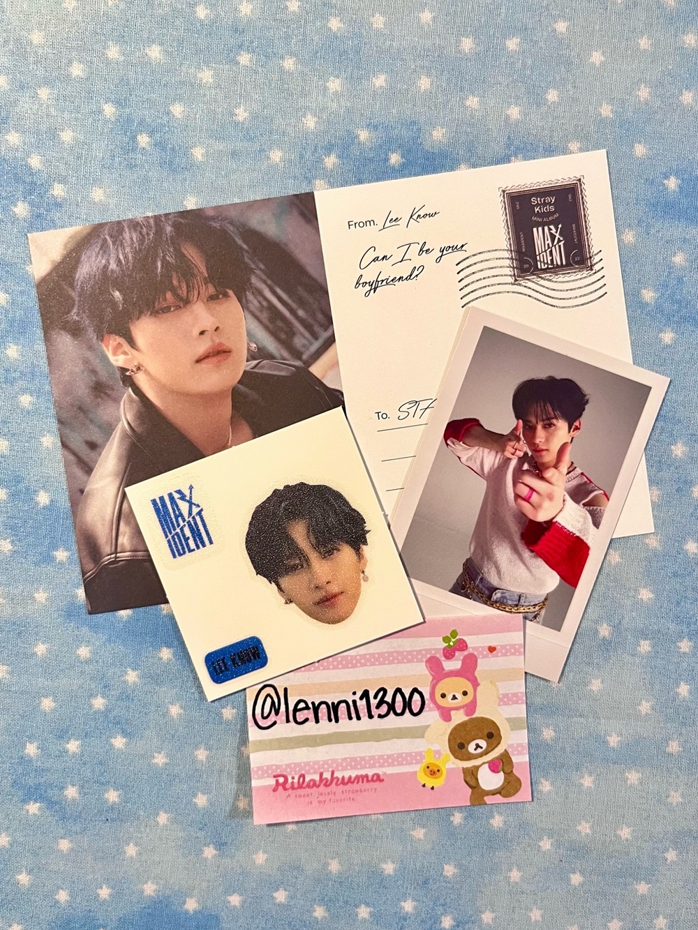 [LEE KNOW] Stray Kids MINI ALBUM-MAXIDENT-Offical Kpop Photocard